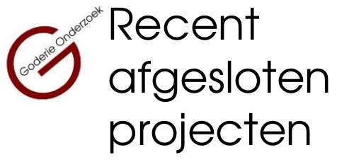 afgesloten projecten
